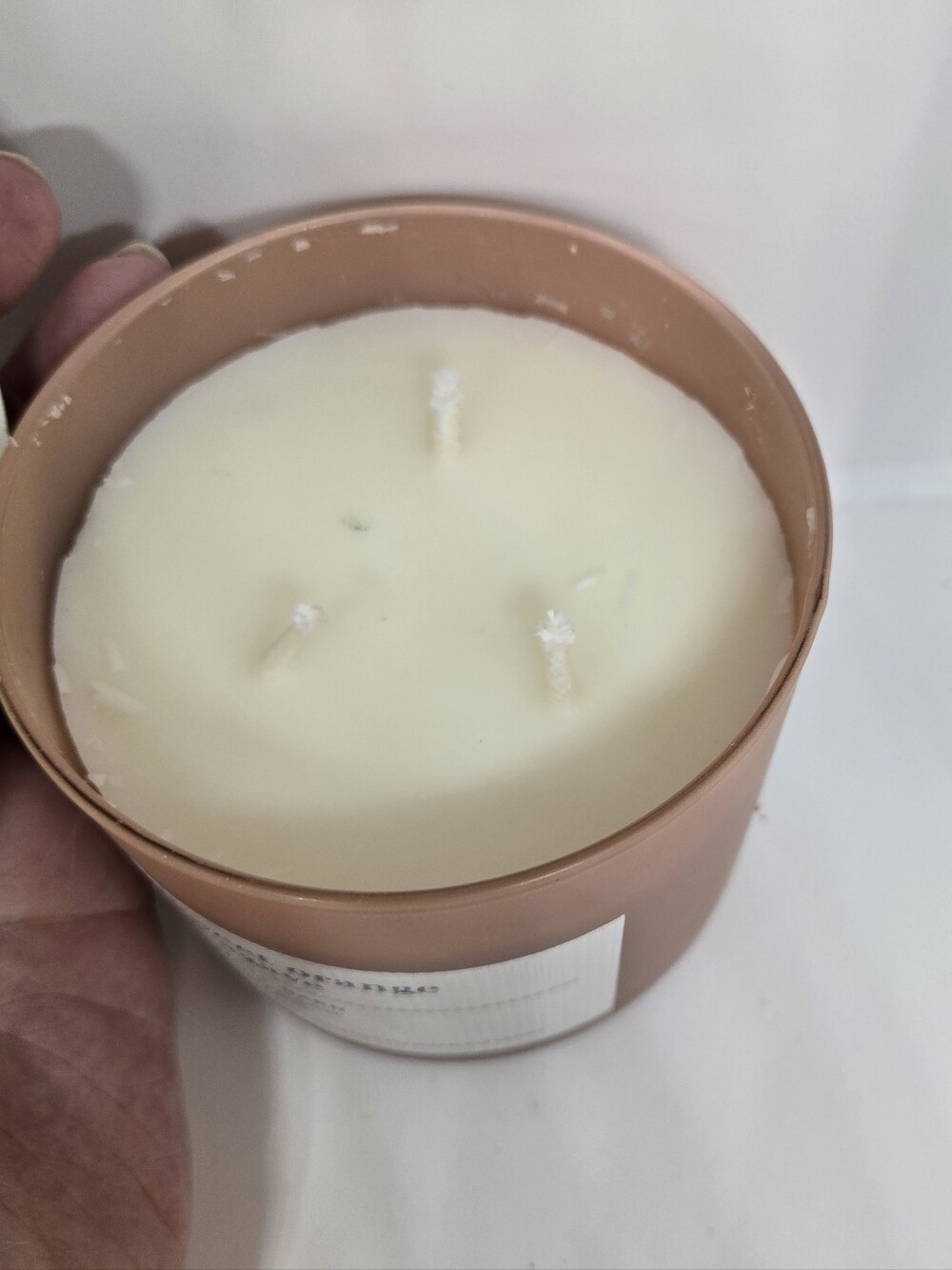 WHITE BARN SWEET ORANGE AGAVE 3-Wick Candle Bath & Body Works 14.5 oz - Picture 2 of 3